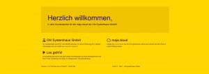 Webseite portal.maja.cloud Startseite